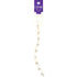 18mm Oblong Dimpled Pearl Strung Beads
